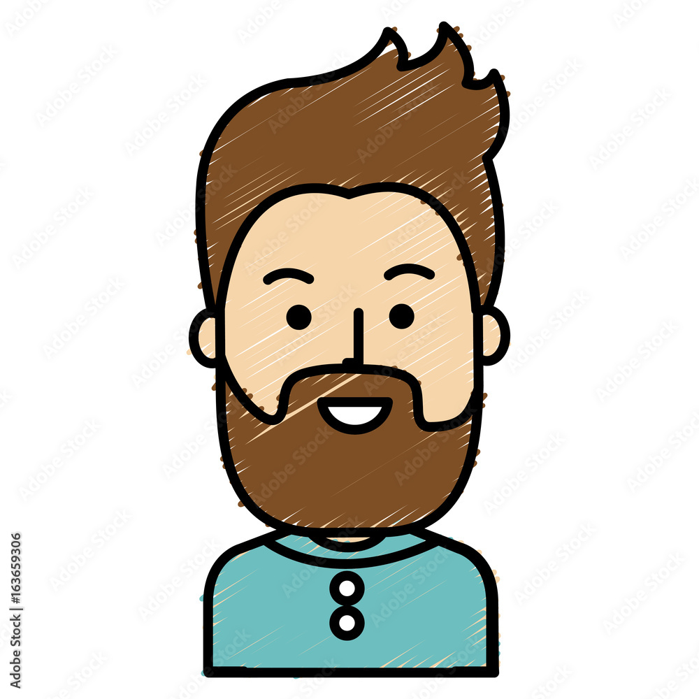 young man model avatar character vector illustration design young man model avatar character vector illustration design