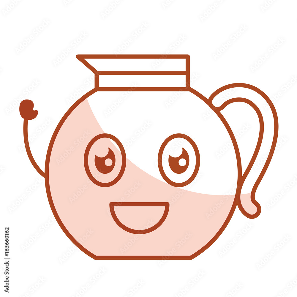 kitchen teapot kawai character vector illustration design kitchen teapot kawai character vector illustration design