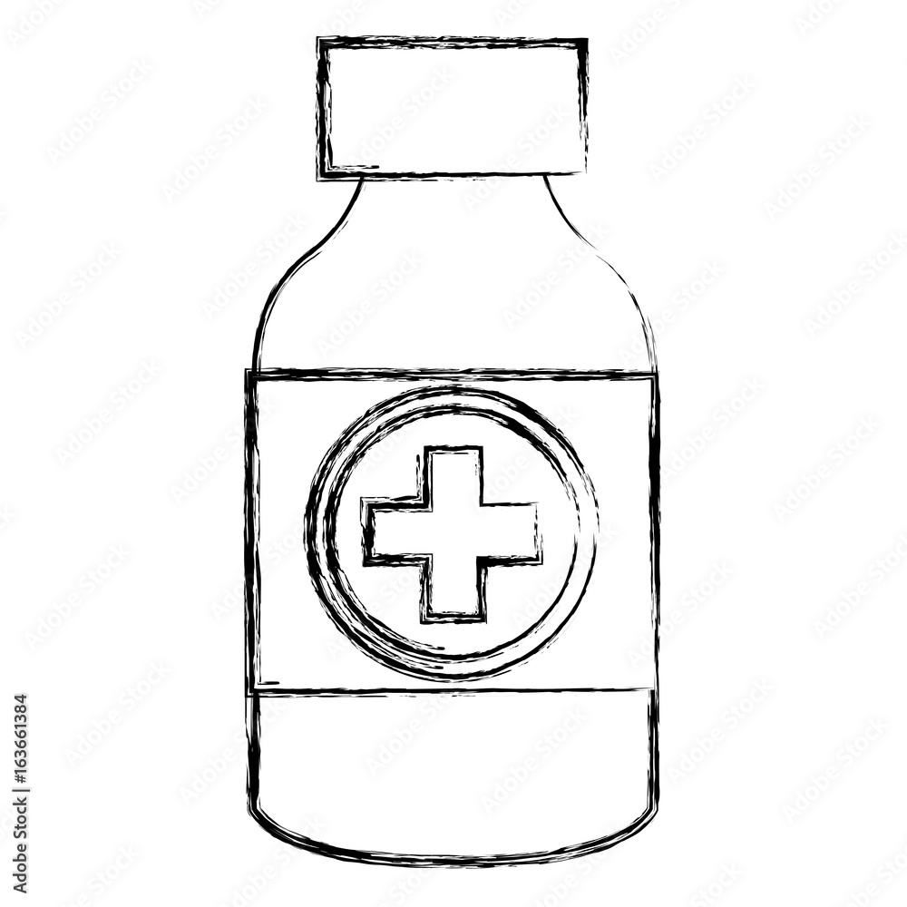 bottle drugs isolated icon vector illustration design bottle drugs isolated icon vector illustration design