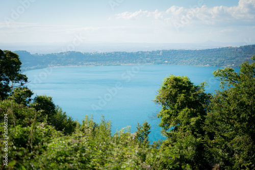 Panorama del lago di Albano