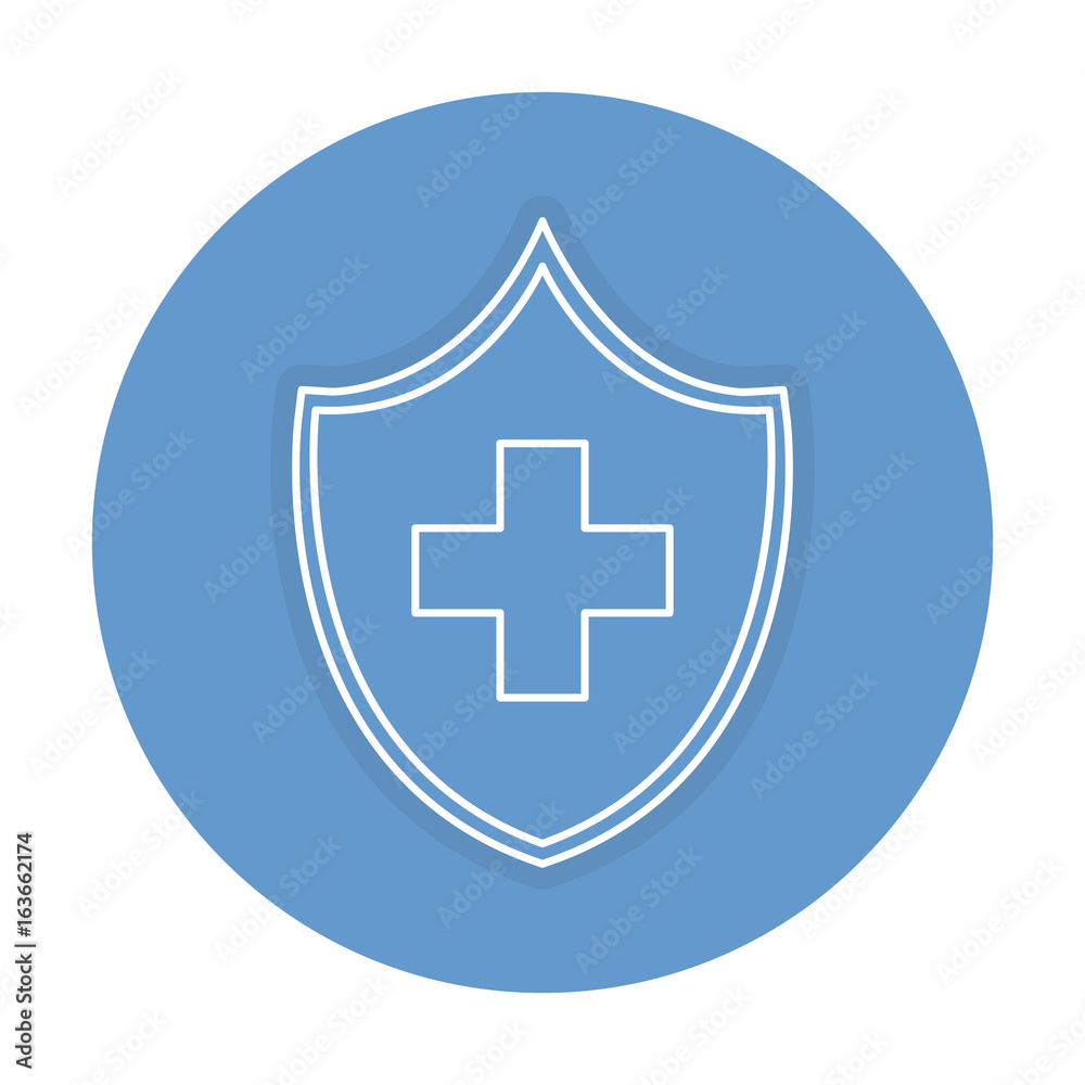 shield with cross icon vector illustration design shield with cross icon vector illustration design