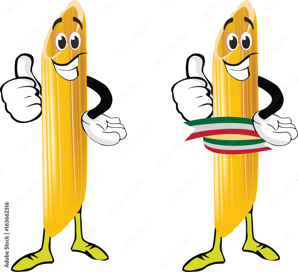 pasta italiana tipo penna rigata