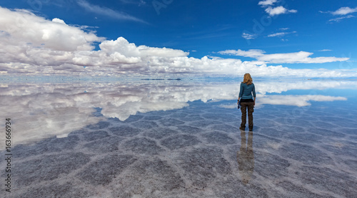 Reflection at Salt Lake Uyuni (bolivia)