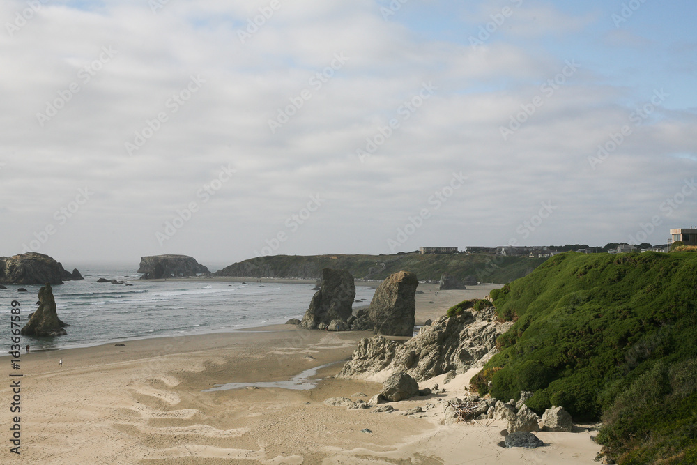 Fototapeta premium Face Rock State Scenic Viewpoint in Bandon, Oregon