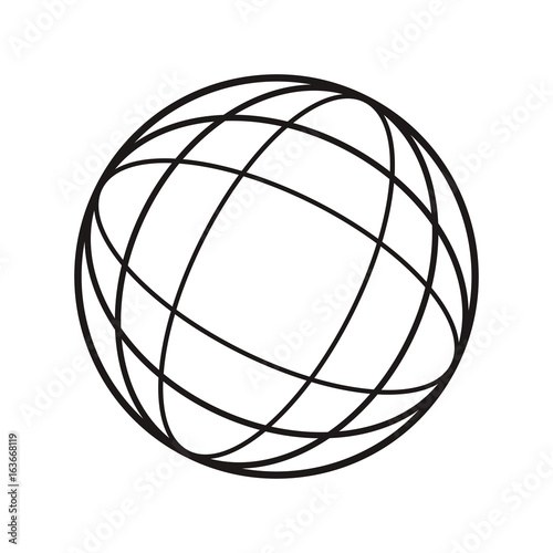 global world map school learn icon