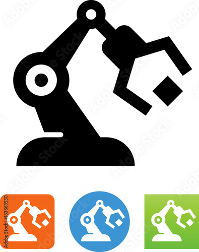 Robotics Automation Icon - Illustration