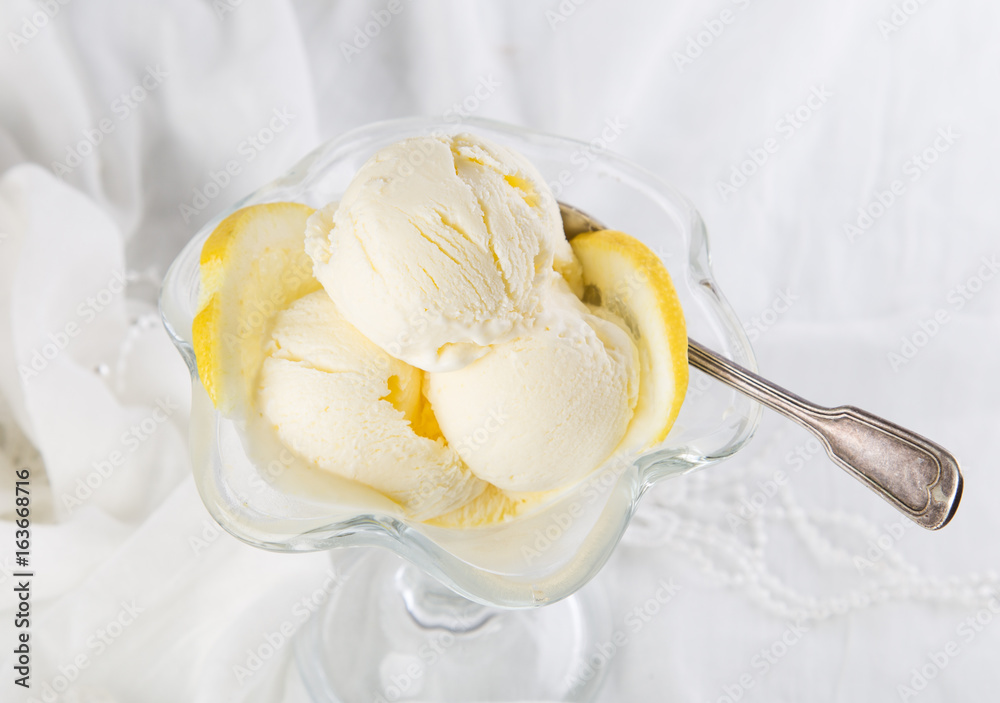 lemon ice-cream