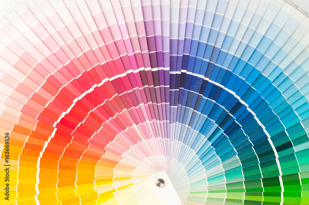Photographie Color palette, samples of various paint - Acheter-le sur  Europosters.fr