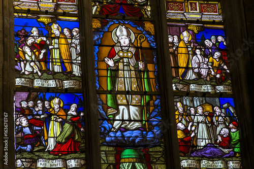 Saint-Aubin church in Guerande, France