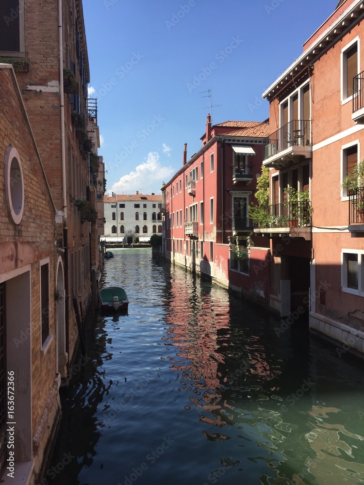 Beautiful view in Venice (Venice, Italy)