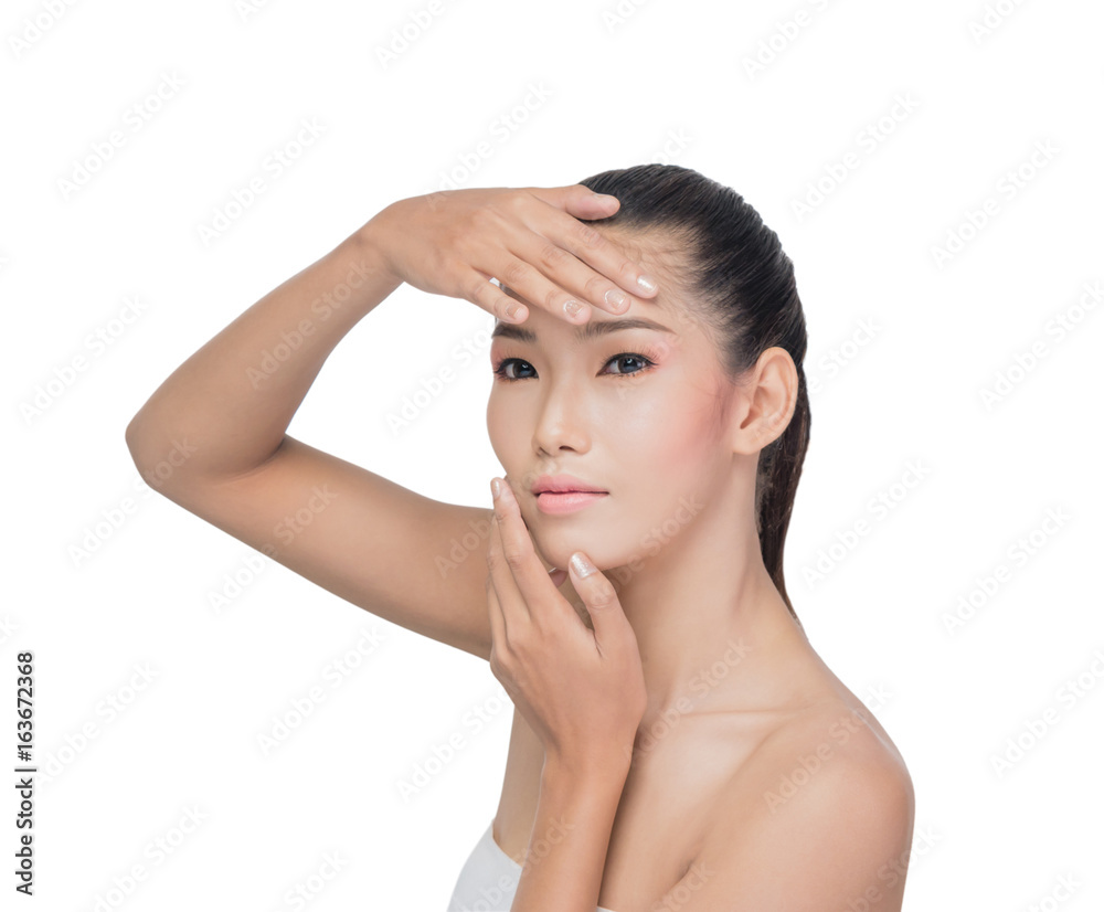 Fototapeta premium asian woman with beauty face
