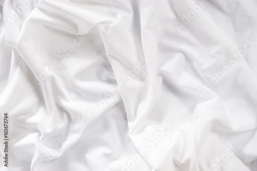 White texture of satin cloth