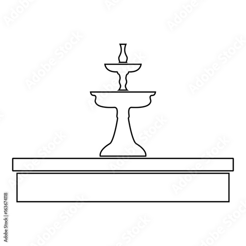 Fountain icon .