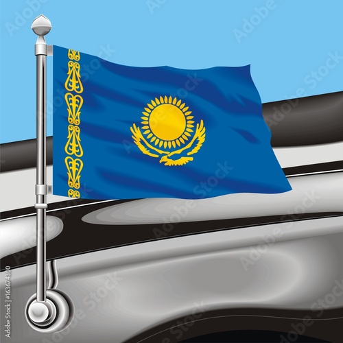 flag Kazakhstan