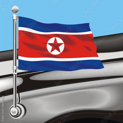 flag Korea North