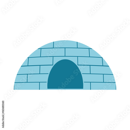 Icy cold home or house