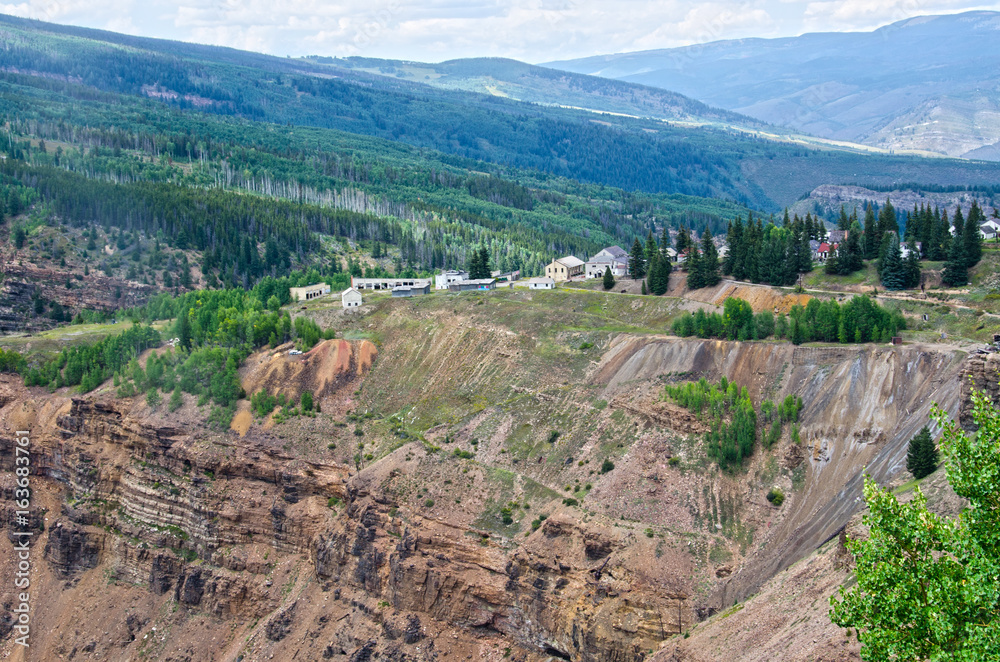 Naklejka premium Abandoned Ghost Town of Gilman, Colorado