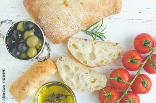 Italian ciabatta bread