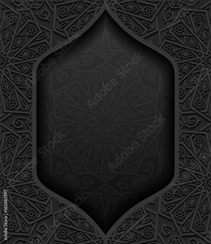 Abstract background with traditional ornament