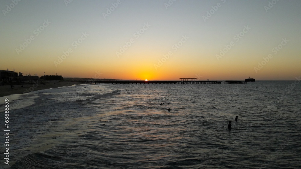 Sunset in Fortaleza, Brazil Sunset in Fortaleza, Brazil