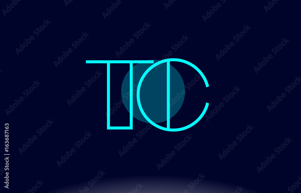 tc t c blue line circle alphabet letter logo icon template vector design tc t c blue line circle alphabet letter logo icon template vector design