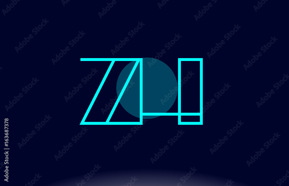 zh z h blue line circle alphabet letter logo icon template vector design zh z h blue line circle alphabet letter logo icon template vector design
