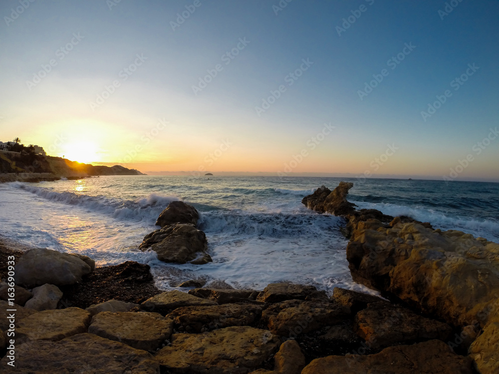 levé de soleil en espagne 