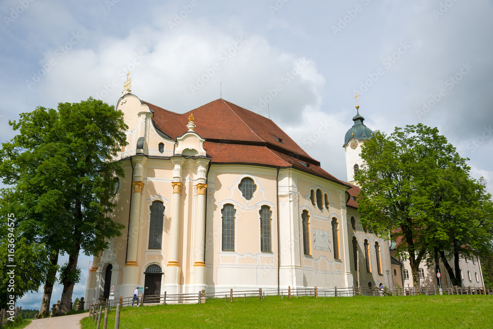 Pilgrimage Church of Wies, Bavaria, Germany.