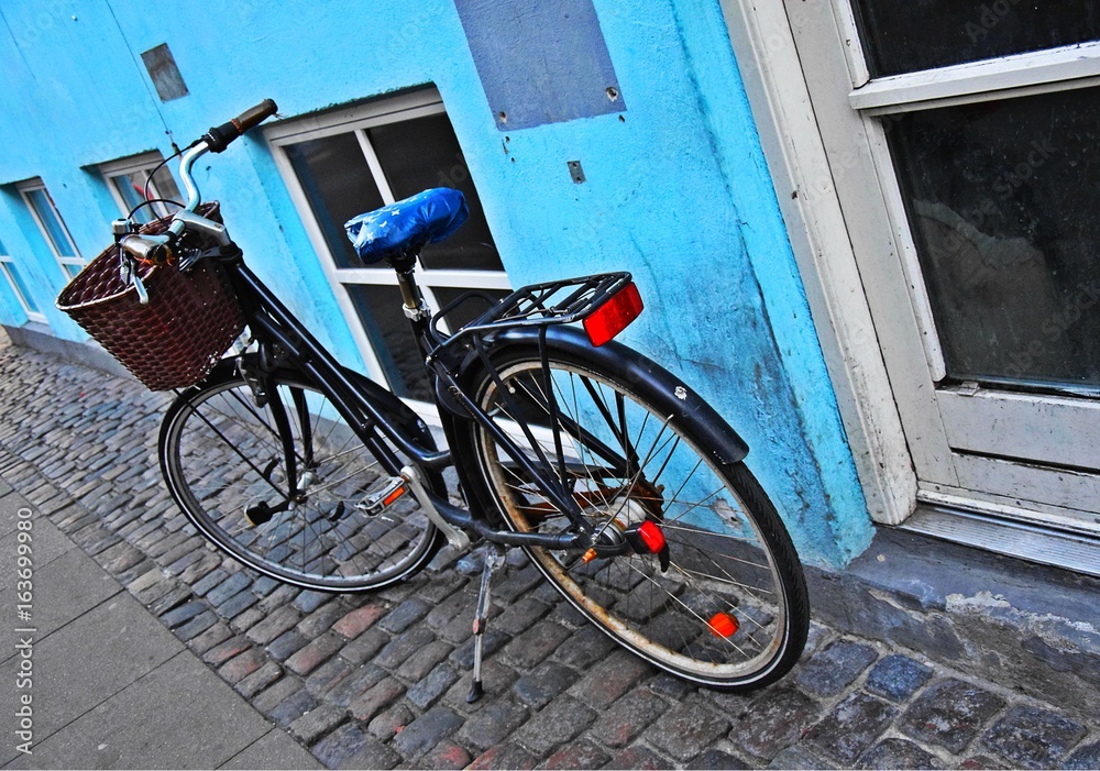Ruelle bleue à Copenhague