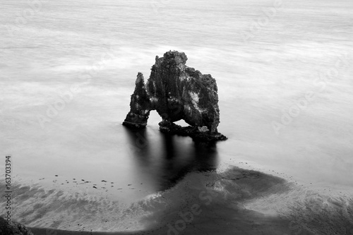 Hvítserkur le roi des troll 03 noir et blanc