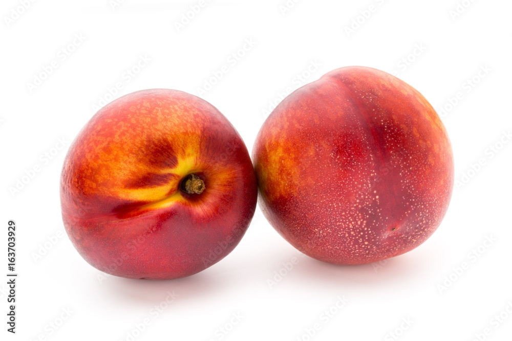 Peach. Fruit with isolated on white background. Peach. Fruit with isolated on white background.