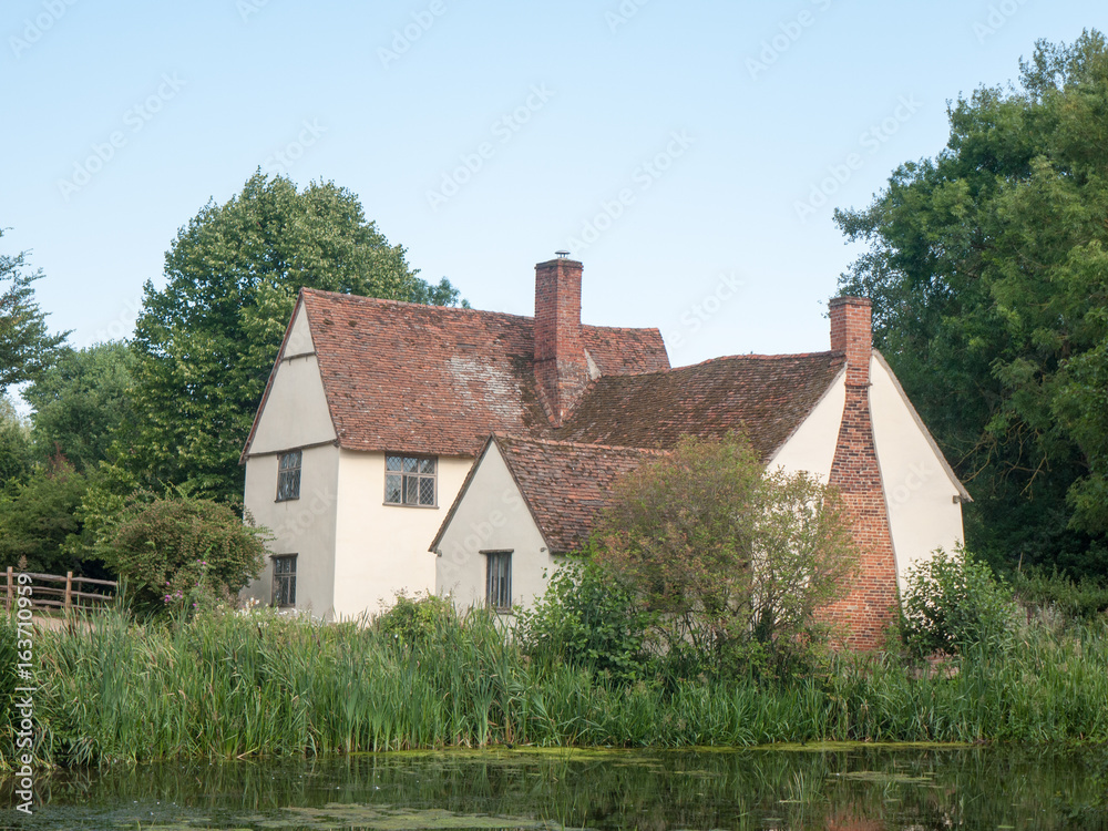 Fototapeta premium Willy Lotts' cottage close up a sunny day