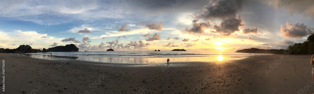 Costa Rica, beach, sunset