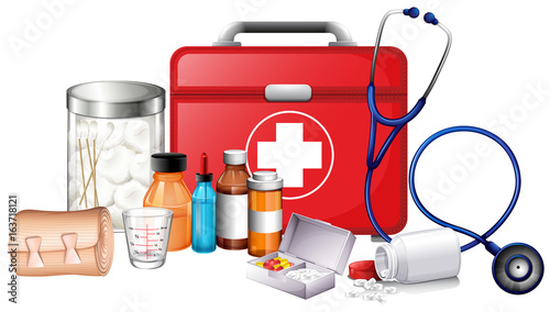Different types of medical equipments
