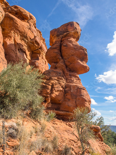Hiking Sedona's red rocks, Arizona