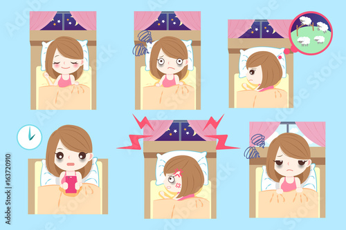 woman with insomnia