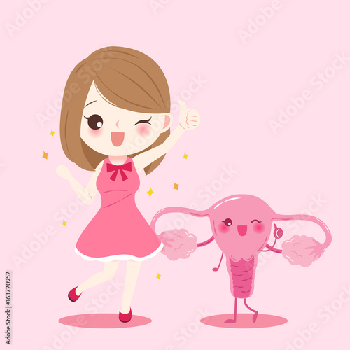 woman with uterus