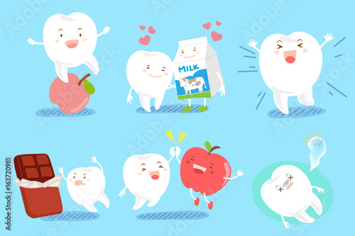tooth with health concept