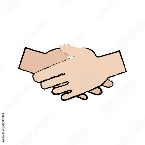 help concept represented by hand shake icon
