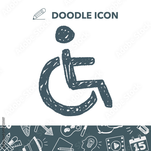 chair wheel doodle