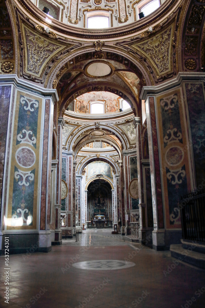 Interior of San Paolo Maggiore church