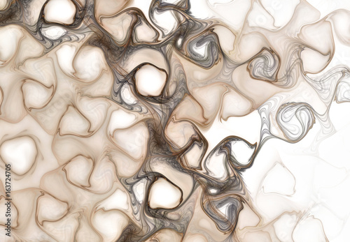 Patterns on white. Stylish color lines on a white background. Geometric, organic forms. A beautiful backdrop for the substrate. For design and installation. For writing of the text and illustrations.