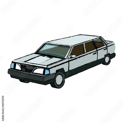 luxury vehicle stretch car limousine view