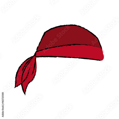 pirate bandana head costume accessory