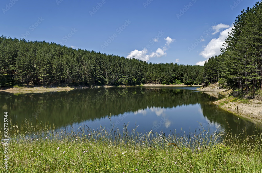 Alino dam in Plana mountain, Bulgaria