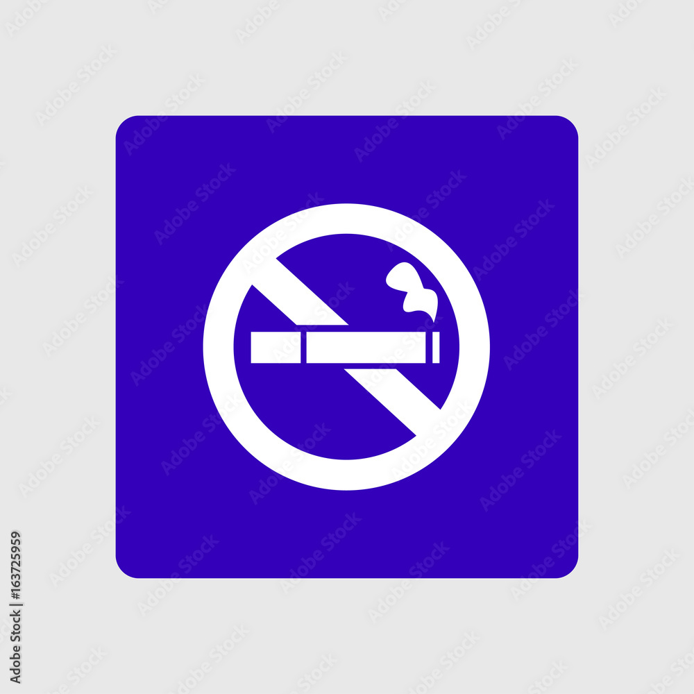 No smoke icon. Stop smoking symbol. Vector illustration. Filter-tipped cigarette. Icon for public places. No smoke icon. Stop smoking symbol. Vector illustration. Filter-tipped cigarette. Icon for public places.