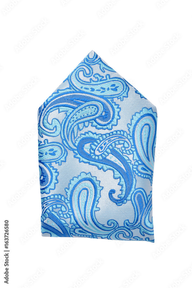 Obraz premium Blue Pocket Square