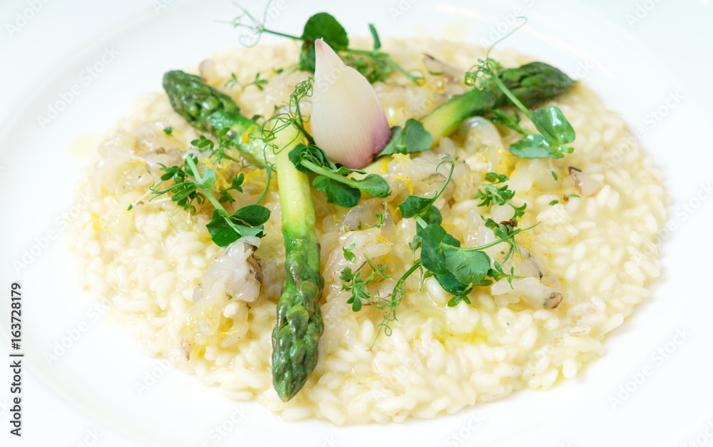 risotto with asparagus