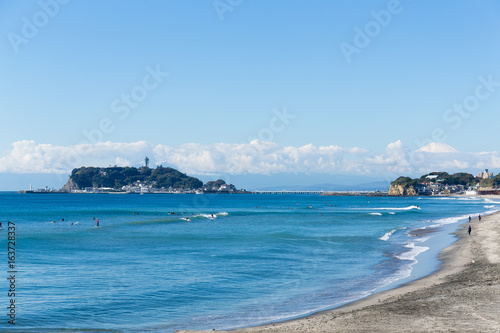 Shonan Beach in Chigasaki City photo