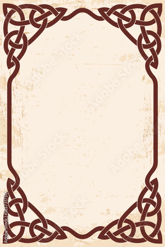 Celtic national ornaments.